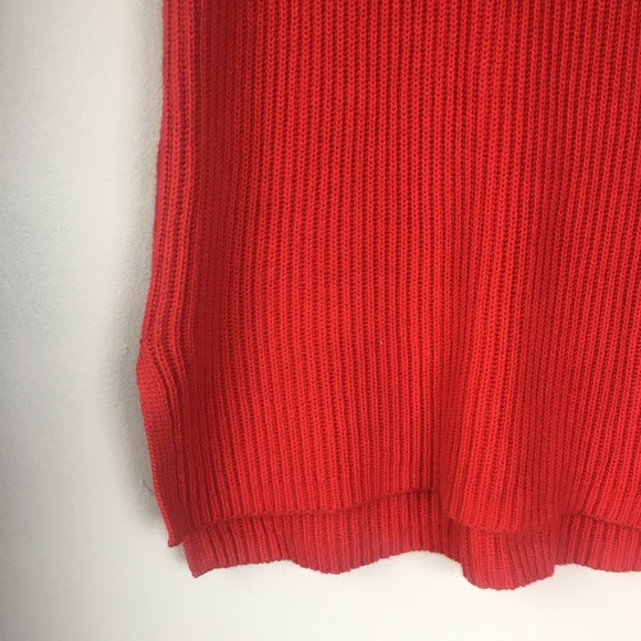 J. CREW Red Sleeveless Sweater Tunic Sz S - Picture 5 of 8
